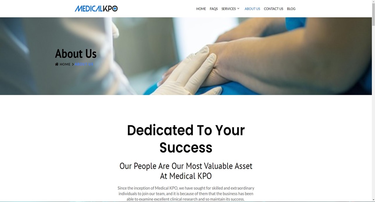 Medical KPO — Corporate WordPress Website