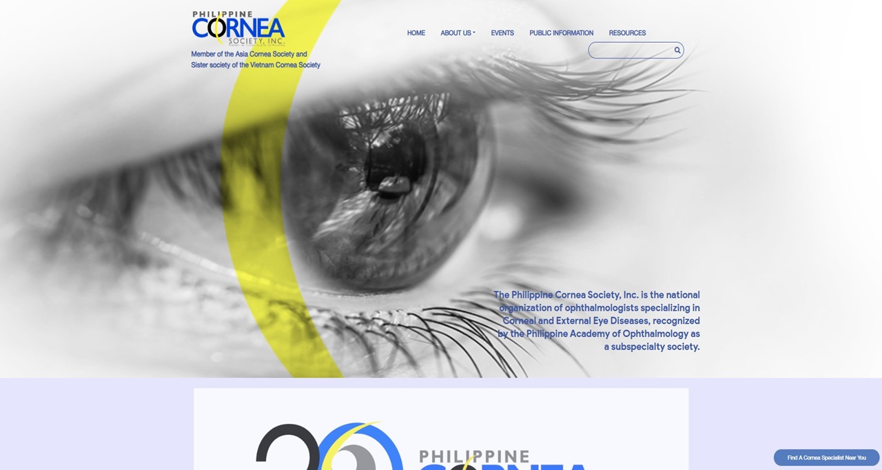 Philippine Cornea Society — Medical Association Website