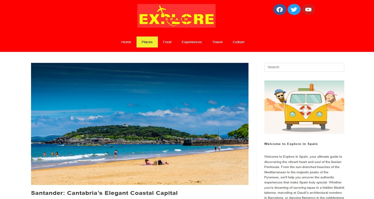 Explore in Spain — Travel Website